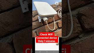 Check WiFi connected device shorts wifi connected device in mobile ytshorts jiowifi [upl. by Yecats]