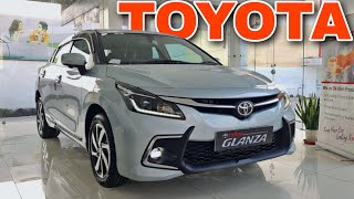 Toyota GLANZA NEW MODEL Price  mileage changes interior variants and COMPLETE DETAILED REVIEW [upl. by Grayce]