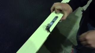 Lockwood 8654 Security Door amp Fly Screen Lock Installation [upl. by Ottie682]