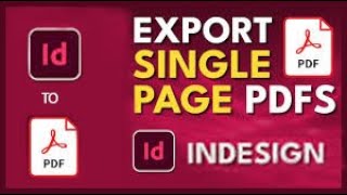 InDesign Export Single Page Tutorial tricks shortsvideos [upl. by Ziul]