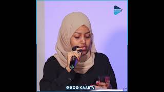 Fartuun Aamusane oo madasha lagu xusaayay maalinta xuquuqda aadana ku cabirtay gabay aad u macaan [upl. by Shaine]