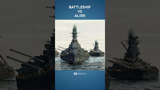 Battleship VS Alien minecraft yamato shorts [upl. by Cecilius]