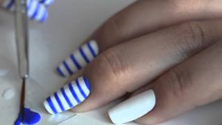 Nail art Marinière  Concours [upl. by Susumu]