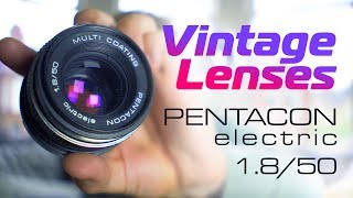 Pentacon Electric 50mm 18  Adapted Vintage Lenses for 4K cameras [upl. by Arianne]