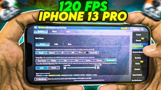 FINALLY 🔥 120 FPS IN IPHONE 13 PRO  120 FPS IN BGMI PUBG  32 UPDATE IN BGMI PUBG [upl. by Damick]