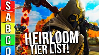 APEX HEIRLOOM TIER LIST Which is the best Heirloom Apex Legends Season 17 heirloom tierlist [upl. by Mundy]