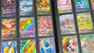 Trying For a 100 COMPLETE Evolving Skies Pokemon Card Binder [upl. by Terena]