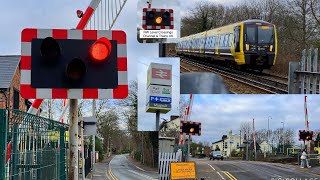 Maghull Level Crossing Merseyside [upl. by Ahsiym]