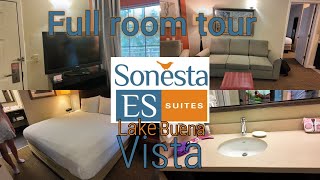 Amazing Sonesta ES suites Lake Buena Vista room tour [upl. by Ayiram68]