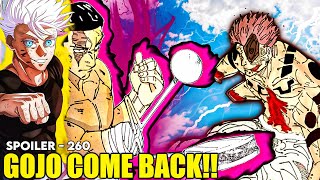 Welcome Back GOJO  TODO New Boogie Woogie unlock  JJK Chapter 260 Explained in Hindi [upl. by Eekorehc575]