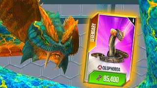 NEW HYBRIDS DILOPHOBOA MAX X3 LV 40  JURASSIC WORLD THE GAME [upl. by Eissat]