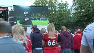 Champions League a fan zone set up in Paris for Liverpool fans  AFP [upl. by Nivri]