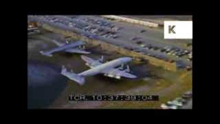 1950s Idlewild Airport New York Aerials and Passengers Disembarking [upl. by Dagny590]