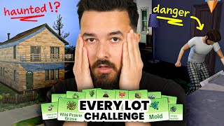 I tried to play The Sims with every lot challenge again Part 1 [upl. by Tori750]