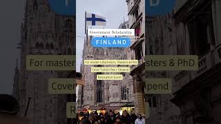 🇫🇮 Finland Government Scholarship  Study Free Finland Scholarship Study [upl. by Helsa587]