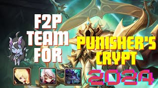 2024 F2P Punishers Crypt Abyss Team Hard for Beginner Player  Summoners War [upl. by Nnaear]