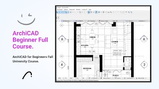 ArchiCAD for Beginners Full University Course [upl. by Adnamas]