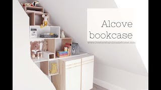 How to build a bookcase in an alcove [upl. by Vaenfila]