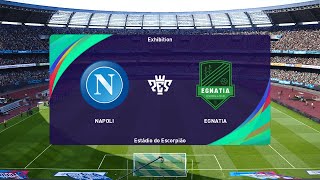 Napoli vs KF Egnatia 28072024 Club Friendlies PES 2021 [upl. by Danczyk]