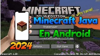 Minecraft java en celular [upl. by Airetnuhs843]