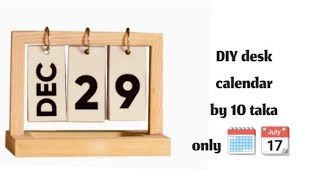 How to make a desk calendar 📆🗓️DIY calendarpaper mini calendarDIY creative calendar diy shorts [upl. by Raoul]