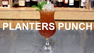 TIKI WEEK Planters Punch Cocktail Recipe [upl. by Cecile]