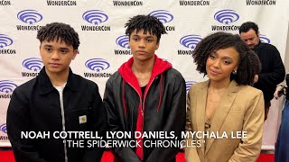 INTERVIEW Noah Cottrell Lyon Daniels Mychala Lee  The Spiderwick Chronicles [upl. by Suhploda541]