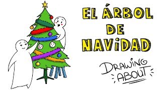 EL ORIGEN DEL ÁRBOL DE NAVIDAD 🎄  Draw My Life Hacemos adornos de TikTak Draw DIY [upl. by Helm]