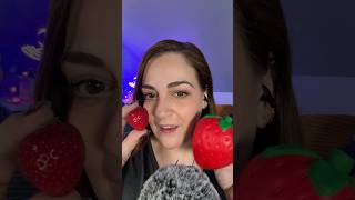 ASMR 🍓🍉 FAKE vs REAL FRUIT  Relaxing Eating mouth sounds chewing [upl. by Latsirhc]