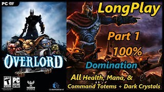 Overlord 2  Longplay 100 Domination Part 1 of 2 All Tower Objects Walkthrough No Commentary [upl. by Boni]