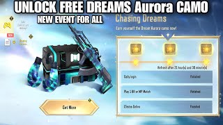 NEW How To Unlock Unlimited Free Dreams Aurora Camo Crates Chasing Dreams Event Cod mobile 2024 [upl. by Uriisa]