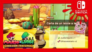 Misión Carta de un islote a la deriva  MARIO amp LUIGI CONEXIÓN FRATERNAL [upl. by Andra]