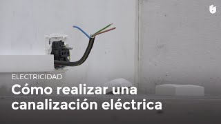 Aprende a crear una canalización eléctrica  Electricidad [upl. by Nylaf]