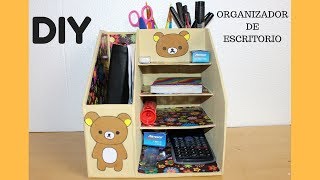 DIY ORGANIZADOR DE ESCRITORIO [upl. by Lehrer]