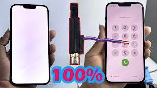 How To Fix iPhone 13 Pro Max White Screen Fix By Electric igniter Lighter technology iphone [upl. by Hedwiga]