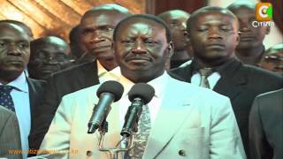 Raila Odinga brushed off Uhuru Kenyatta [upl. by Sternick]