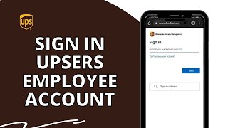 UPSers Login How to Sign In UPSers Employee Account 2023 [upl. by Ahsitneuq]