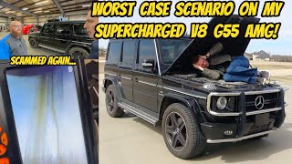 I got SCAMMED again on my Mercedes G55 AMG Oil consumption cause is worst case scenario [upl. by Eimme]