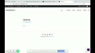 How to Change the Default Home Page in WordPress  Wordpress Tutorial [upl. by Tim132]