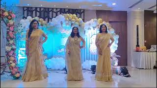 baby shower  goud bharayi gaud bharaye गोद भराई डांस [upl. by Akehsat]