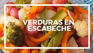 VERDURAS EN ESCABECHE  VERDURAS EN VINAGRE  LAS RECETAS DE MAMA [upl. by Ardnassak]