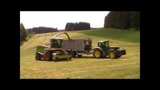 John Deere 6620 amp Fliegl Gigant 258 [upl. by Etka]