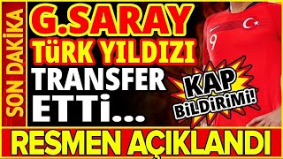 GALATASARAY MİLLİ YILDIZ İLE ANLAŞTI RESMEN AÇIKLANDI [upl. by Victory]