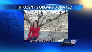 Whitnall High School students organs donated [upl. by Rosanna]