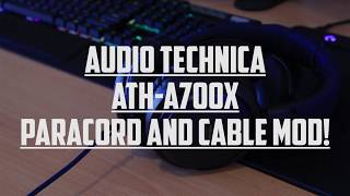 Headphone Detachable Cable Mod  AT A700X Mods Part 1 [upl. by Anma878]