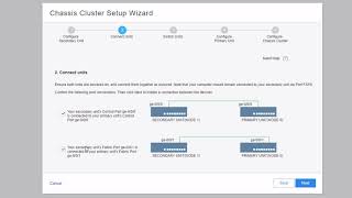 Setting Up an SRX Chassis Cluster with JWeb [upl. by Fisa305]