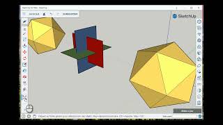 Modéliser un dôme géodésique sur Sketchup [upl. by Sitruk34]