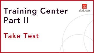 Training Center Take a Code Application Test Part II [upl. by Aisul967]