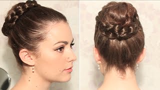 Chignon nid avec maxi tresse [upl. by Kelton]