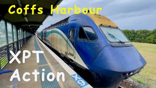 Australian Trains XPTs in action around Coffs Harbour [upl. by Yehus]